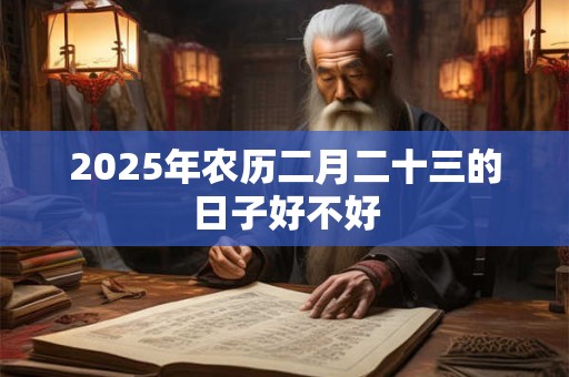 2025年农历二月二十三的日子好不好 2025年农历二月二十三的日子好不好