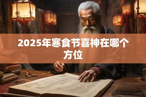 2025年寒食节喜神在哪个方位 2025年寒食节喜神在哪个方位