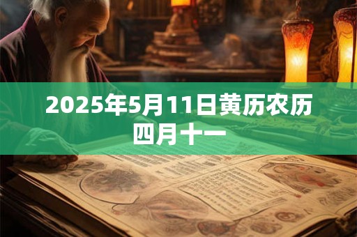2025年5月11日黄历农历四月十一