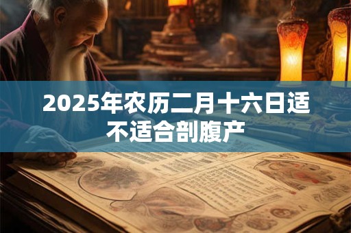 2025年农历二月十六日适不适合剖腹产 2025年农历二月十六日适不适合剖腹产