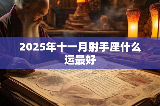 2025年十一月射手座什么运最好