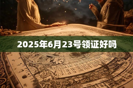 2025年6月23号领证好吗 2025年6月23号领证好吗