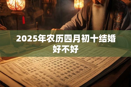 2025年农历四月初十结婚好不好