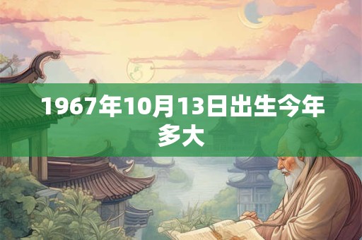 1967年10月13日出生今年多大 1967年10月13日出生今年多大