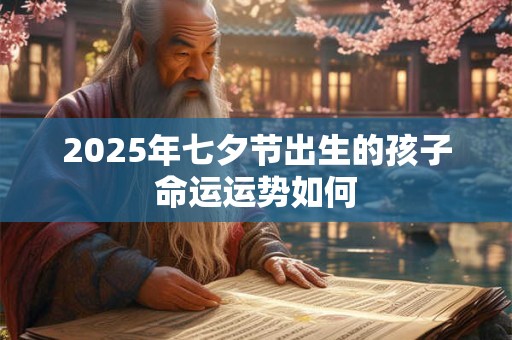 2025年七夕节出生的孩子命运运势如何