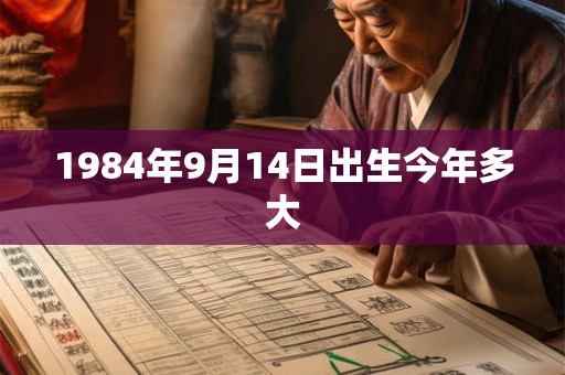 1984年9月14日出生今年多大 1984年9月14日出生今年多大