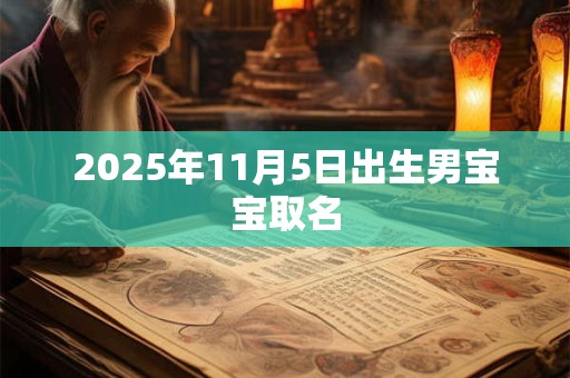 2025年11月5日出生男宝宝取名 2025年11月5日出生男宝宝取名