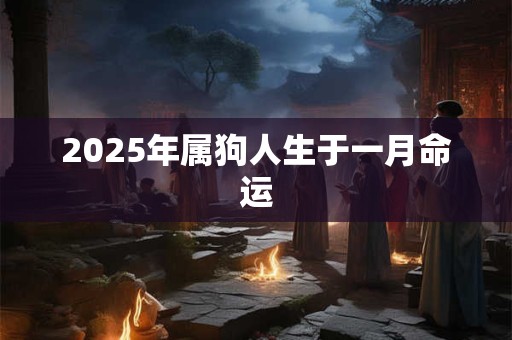 2025年属狗人生于一月命运 2025年属狗人生于一月命运