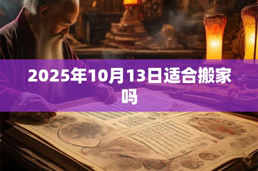 2025年10月13日适合搬家吗