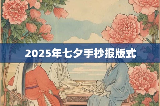 2025年七夕手抄报版式 2025年七夕手抄报版式
