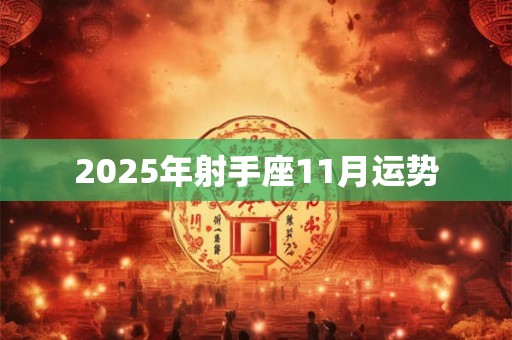 2025年射手座11月运势