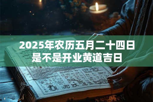 2025年农历五月二十四日是不是开业黄道吉日 2025年农历五月二十四日是不是开业黄道吉日