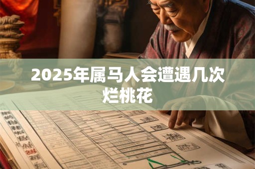 2025年属马人会遭遇几次烂桃花 2025年属马人会遭遇几次烂桃花