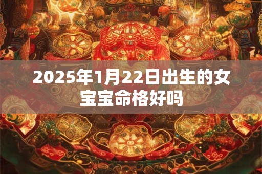 2025年1月22日出生的女宝宝命格好吗 2025年1月22日出生的女宝宝命格好吗
