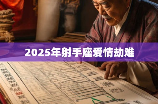 2025年射手座爱情劫难