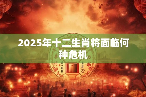 2025年十二生肖将面临何种危机 2025年十二生肖将面临何种危机