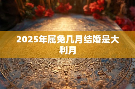 2025年属兔几月结婚是大利月 2025年属兔几月结婚是大利月