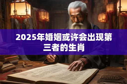 2025年婚姻或许会出现第三者的生肖 2025年婚姻或许会出现第三者的生肖