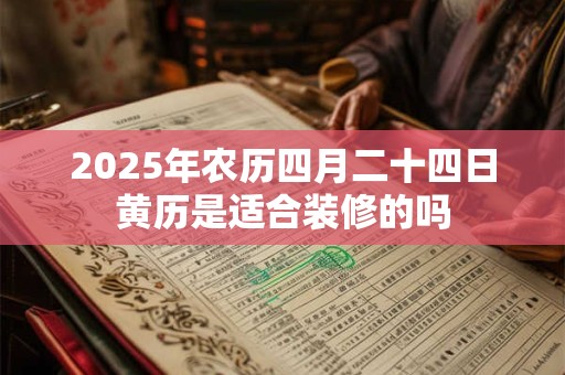 2025年农历四月二十四日黄历是适合装修的吗 2025年农历四月二十四日黄历是适合装修的吗