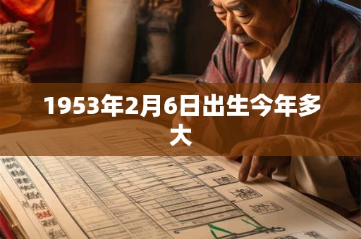 1953年2月6日出生今年多大