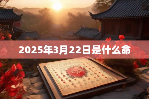 2025年3月22日是什么命
