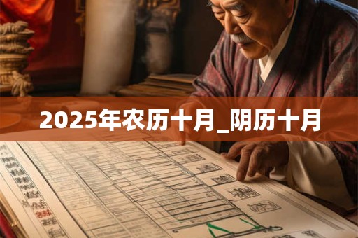 2025年农历十月_阴历十月 2025年农历十月_阴历十月