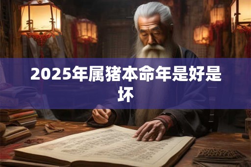 2025年属猪本命年是好是坏 2025年属猪本命年是好是坏