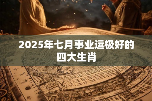 2025年七月事业运极好的四大生肖 2025年七月事业运极好的四大生肖