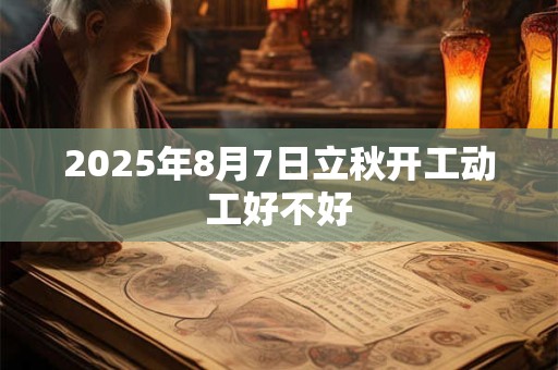 2025年8月7日立秋开工动工好不好 2025年8月7日立秋开工动工好不好