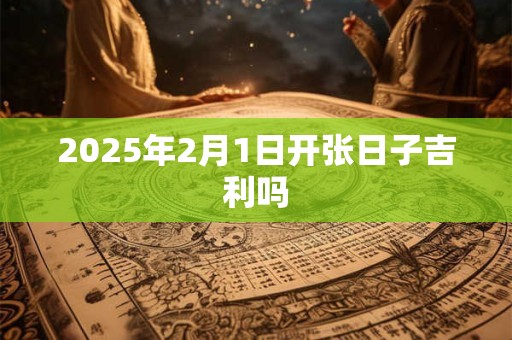 2025年2月1日开张日子吉利吗 2025年2月1日开张日子吉利吗