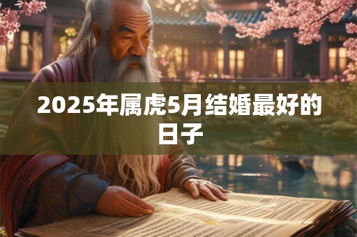 2025年属虎5月结婚最好的日子 2025年属虎5月结婚最好的日子
