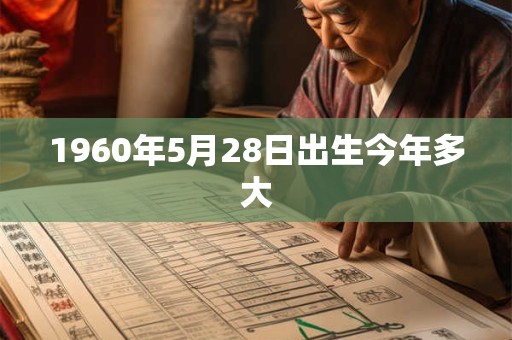 1960年5月28日出生今年多大