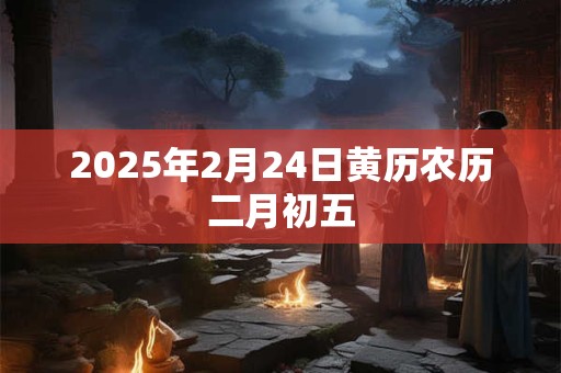 2025年2月24日黄历农历二月初五 2025年2月24日黄历农历二月初五