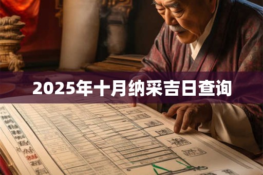 2025年十月纳采吉日查询