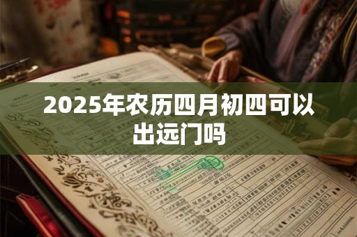 2025年农历四月初四可以出远门吗 2025年农历四月初四可以出远门吗