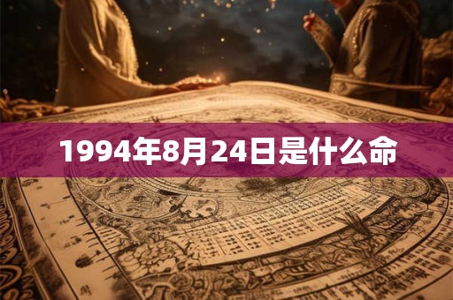 1994年8月24日是什么命 1994年8月24日是什么命