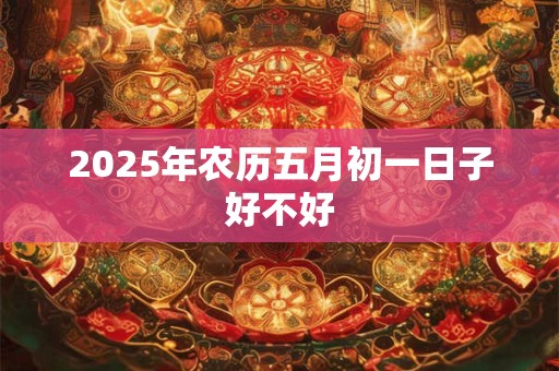 2025年农历五月初一日子好不好