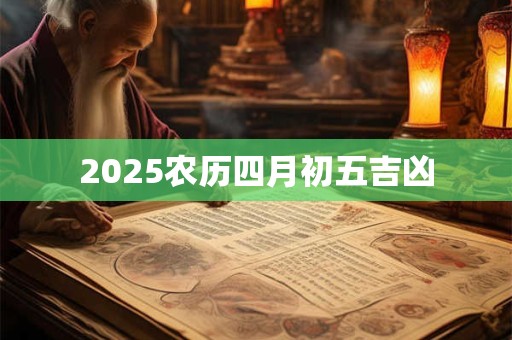 2025农历四月初五吉凶