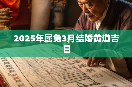 2025年属兔3月结婚黄道吉日 2025年属兔3月结婚黄道吉日