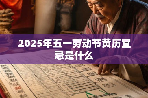2025年五一劳动节黄历宜忌是什么