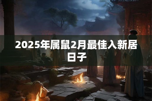2025年属鼠2月最佳入新居日子 2025年属鼠2月最佳入新居日子