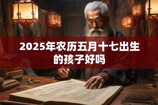 2025年农历五月十七出生的孩子好吗 2025年农历五月十七出生的孩子好吗