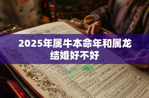 2025年属牛本命年和属龙结婚好不好 2025年属牛本命年和属龙结婚好不好