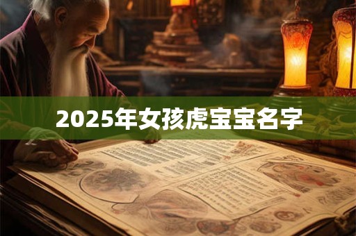 2025年女孩虎宝宝名字 2025年女孩虎宝宝名字