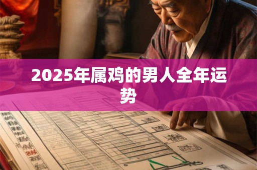 2025年属鸡的男人全年运势 2025年属鸡的男人全年运势