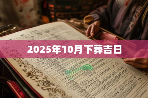 2025年10月下葬吉日 2025年10月下葬吉日