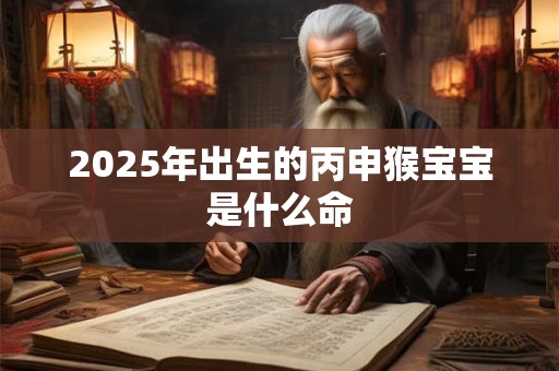 2025年出生的丙申猴宝宝是什么命