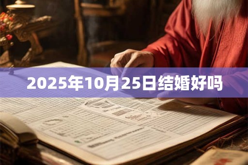 2025年10月25日结婚好吗 2025年10月25日结婚好吗