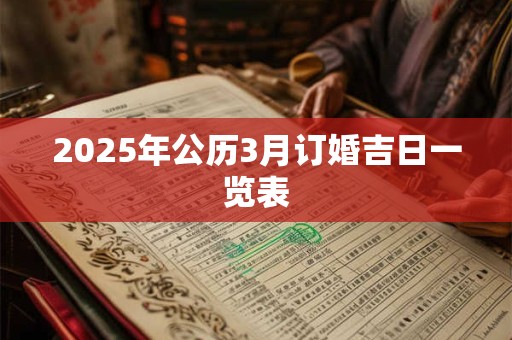 2025年公历3月订婚吉日一览表 2025年公历3月订婚吉日一览表