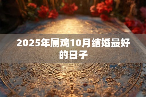 2025年属鸡10月结婚最好的日子 2025年属鸡10月结婚最好的日子